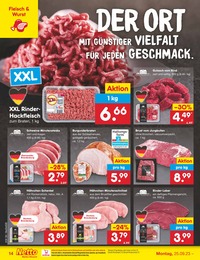 Hackfleisch Angebot & Preis im aktuellen Netto Marken-Discount Prospekt Hackfleisch Angebot im aktuellen Netto Marken-Discount Prospekt auf Seite 14