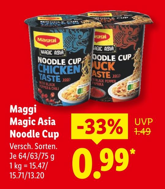 Magic Asia Noodle Cup Duck Taste