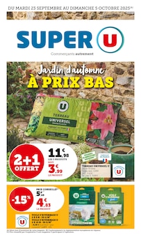 Prospectus Super U à Neuville-Aux-Bois, "Super U", 16 pages de promos valables du 23/09/2025 au 05/10/2025