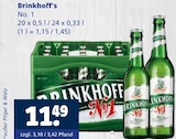 No. 1 Angebote von Brinkhoff's bei Getränkewelt Moers für 11,49 €