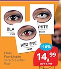 Black Fun-Linsen im budni Prospekt Black Fun-Linsen von Fries im aktuellen budni Prospekt für 14,99 €