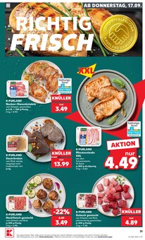 Hackfleisch im Kaufland Prospekt "Hier bin ich richtig" mit 78 Seiten (Münster)