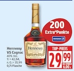 VS Cognac von Hennessy für 29,99 € bei EDEKA im Angebot VS Cognac von Hennessy im aktuellen EDEKA Prospekt