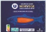Saumon Atlantique Fumé Norvège - U en promo chez Super U Mérignac à 7,72 €