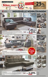 Aktueller Wohn Schick Prospekt mit Couch, "CASH-BACK-JUBEL-PRÄMIE", Seite 2