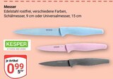 Schälmesser Angebote von Kesper bei GLOBUS Wolfenbüttel für 0,99 €