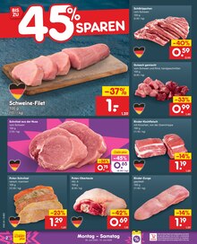 Schweinefleisch im aktuellen Netto Marken-Discount Prospekt (Jena) Schweinefleisch im Netto Marken-Discount Prospekt "Aktuelle Angebote" mit 71 Seiten (Jena)