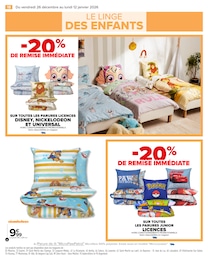 Prix et réduction Disney dans le prospectus Carrefour en cours Offre Disney dans le catalogue Carrefour du moment à la page 20