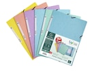 Exacompta Aquarel - Lot de 6 Chemises à rabats - A4 - couleurs assorties - Exacompta dans le catalogue Bureau Vallée