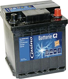Batterie auto - Géant Casino à Aulnay-sous-Bois Batterie auto en promo chez Géant Casino Aulnay-sous-Bois à 55,20 €
