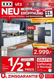 Aktueller XXXLutz Möbelhäuser Prospekt mit Küchenmöbel, "NEUERÖFFNUNG", Seite 1
