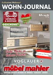 Möbel Mahler Siebenlehn Möbel & Einrichtung Prospekt der aktuellen Woche mit 8 Seiten, gültig von 25.06.2025 bis 29.07.2025, in Großräschen und Umgebung Aktueller Möbel Mahler Siebenlehn Möbel & Einrichtung Prospekt in Großräschen und Umgebung, "WOHN-JOURNAL" mit 8 Seiten, 25.06.2025 - 29.07.2025