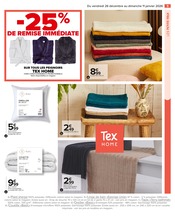 Oreiller Angebote im Prospekt "LE BLANC : STYLÉS LES PETITS PRIX !" von Carrefour Market auf Seite 7