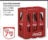 Aktuelles Coca-Cola Limonade Angebot bei GLOBUS in Viersen ab 7,99 €