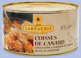 Cuisses de canard au sel de Guérande - JEAN LARNAUDIE en promo chez Intermarché Cuisses de canard au sel de Guérande - JEAN LARNAUDIE dans le catalogue Intermarché