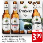 Pils im Angebot bei EDEKA in Aschaffenburg Pils Angebote von Krombacher bei EDEKA Aschaffenburg für 3,99 €