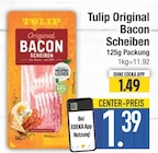 Original Bacon Scheiben von Tulip im aktuellen EDEKA Prospekt für 1,39 €