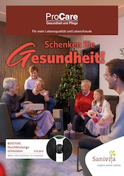 Aktueller Promedia Medizintechnik A. Ahnfeldt GmbH Prospekt mit Massagegerät, "Schenken Sie Gesundheit!", Seite 1