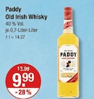 Old Irish Whisky von Paddy im aktuellen V-Markt Prospekt für 9,99 €