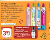 CO2-Tauschzylinder Rosa, Quick Connect oder Grün Angebote von Sodastream bei GLOBUS Amberg für 3,49 €