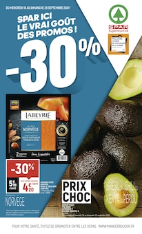 Prospectus Spar à Amancy, "SPAR Supermarché", 12 pages de promos valables du 18/09/2024 au 29/09/2024