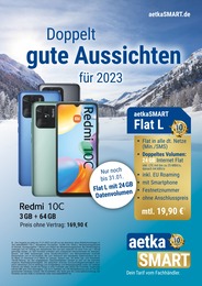 aetka Prospekt für Nürnberg mit 1 Seite aetka Prospekt für Nürnberg: "Doppelt gute Aussichten für 2023", 1 Seite, 03.01.2023 - 31.01.2023