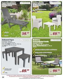 Gartenstühle Angebot im aktuellen POCO Prospekt auf Seite 4