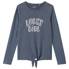 Mädchen Langarmshirt mit Glitzer-Print im aktuellen Ernstings family Prospekt für 8,99 €