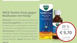 Husten-Sirup gegen Reizhusten mit Honig Angebote von WICK bei LINDA Premiumapotheke Heinsberg für 9,70 €