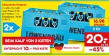 Original von Löwenbräu im aktuellen Netto Marken-Discount Prospekt für 20,00 €