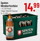 Oktoberfestbier von Spaten im aktuellen Trinkgut Prospekt für 14,99 €