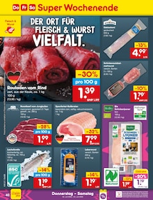 Rindfleisch im Netto Marken-Discount Prospekt "Aktuelle Angebote" mit 70 Seiten (Augsburg)