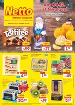 Netto Marken-Discount Prospekt "Am 06.12. ist Nikolaus!", 35 Seiten, für Cloppenburg, 02.12.2019 - 07.12.2019 Netto Marken-Discount Prospekt "Am 06.12. ist Nikolaus!", 35 Seiten, für Cloppenburg, 02.12.2019 - 07.12.2019