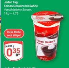 Aktuelles Feines Dessert mit Sahne Angebot bei GLOBUS in Duisburg ab 0,35 €