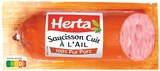 Saucisson Cuit à l'Ail Herta - Herta dans le catalogue Colruyt