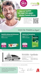 Apotheken Prospekt von mea - meine apotheke in Reichertshofen Aktueller mea - meine apotheke Apotheken Prospekt für Reichertshofen: Unsere August-Angebote mit 4} Seiten, 01.08.2026 - 31.08.2026