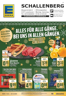 Barilla im EDEKA Prospekt "Aktuelle Angebote" mit 28 Seiten (Leverkusen)