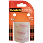 3 recharges de rubans adhésifs Crystal - SCOTCH en promo chez Carrefour Market 3 recharges de rubans adhésifs Crystal - SCOTCH dans le catalogue Carrefour Market