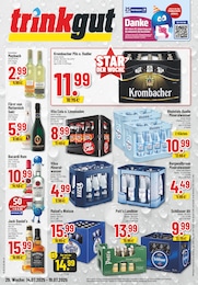 Getränkemarkt Prospekt von Trinkgut in Neukirchen-Vluyn Aktueller Trinkgut Getränkemärkte Prospekt für Neukirchen-Vluyn: Aktuelle Angebote mit 6} Seiten, 14.07.2025 - 19.07.2025