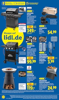 Grill im aktuellen Lidl Prospekt (Duisburg) Grill im Lidl Prospekt "LIDL LOHNT SICH" mit 73 Seiten (Duisburg)