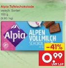 Tafelschokolade Angebote von Alpia bei Netto Marken-Discount Wilhelmshaven für 0,99 €
