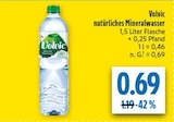 natürliches Mineralwasser im Angebot bei diska in Freiberg natürliches Mineralwasser Angebote von Volvic bei diska Freiberg für 0,69 €