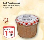 Aktuelle Becks Angebote bei GLOBUS in Offenbach (Main) Aktuelles Wurstkonserve Angebot bei GLOBUS in Offenbach (Main) ab 1,49 €