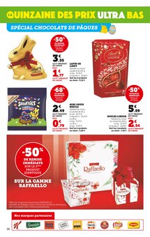 Promotion Raffaello dans le prospectus Hyper U, valable du 14/03/2023 au 26/03/2023 Promo Raffaello dans le catalogue Hyper U du moment à la page 16