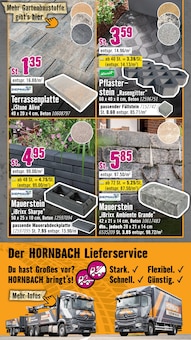 Terrassenplatten im Hornbach Prospekt "Du kannst es Dir vorstellen. Du kannst es auch bauen." mit 32 Seiten (Mönchengladbach)