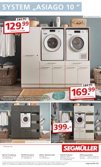 Badmöbel im Segmüller Prospekt "Hauswirtschaftsraum Spezial" mit 10 Seiten (Darmstadt)