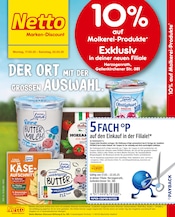 Aktueller Netto Marken-Discount Discounter Prospekt in Herzogenrath und Umgebung, "10% auf Molkerei-Produkte" mit 2 Seiten, 17.03.2025 - 22.03.2025