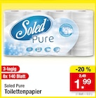 Pure Toilettenpapier im Angebot bei Zimmermann in Hannover Pure Toilettenpapier Angebote von Soled bei Zimmermann Hannover für 1,99 €