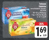 Schwedische Blaubeere Angebote von Teekanne bei E center Schwabach für 1,69 €