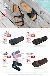 Prix et réduction Sandales dans le prospectus Intersport en cours Offre Sandales dans le catalogue Intersport du moment à la page 7